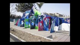 ابتکار شهردار مشهد در ایجاد نماد های جالب نوروزی در خیابان های مشهد مقدس در نورو
