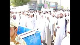 راهپیمایی در محکومیت اهانت به رسول الله در ایرانشهر