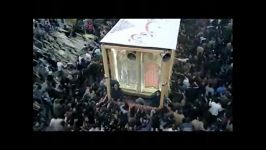 استقبال بی نظیر مردم بروجرد ضریح امام حسین ع در بروجرد