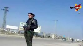 ایستگاه ایست بازرسی زنان ارتشی سوری