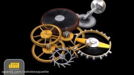 فیلم موتور ساعت عقربه ای؛یک ساز کار حرکتی چرخ دنده ای