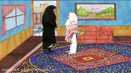 آموزش نماز ویژه کودکانمسح کشیدن روی جوراب وکفش
