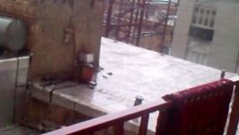 بارش باران وتگرگ در جوانرود زمستان91
