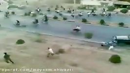 حمله وحشتناک ماشین یگان ویژه نیروی انتظامی به جوانان