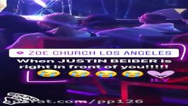 سلنا گومز جاستین بیبر در کلیسا لس آنجلس 2017