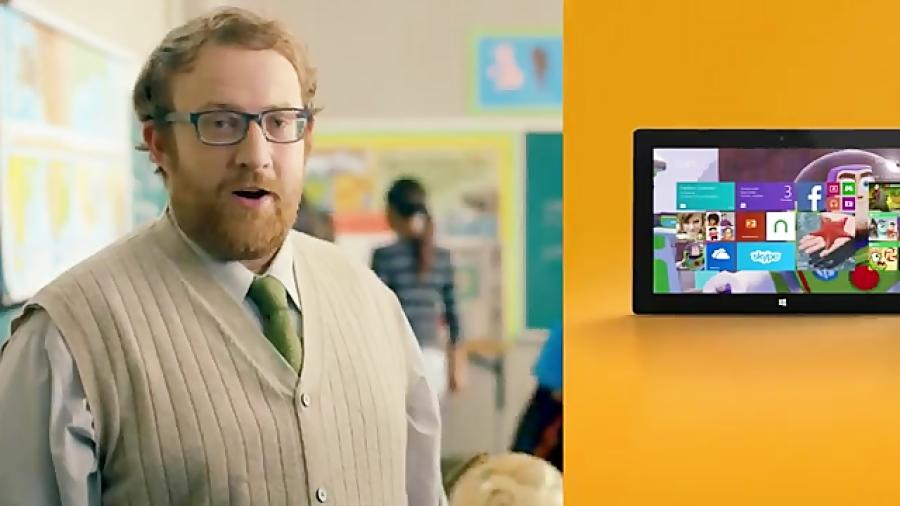 آگهی تبلیغاتی جدید Surface 2 آیپد به درد کار نمی خورد