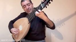 Chaconne by Robert de Visée played on the 14 course theorbo by Xavier D