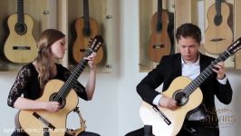 Kaiser Schmidt Guitar Duo plays Sonata I MVT1 Allegro Moderato BWV 525 by J. S