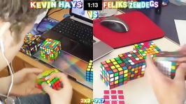 Feliks Zemdegs VS Kevin Hays in relay 2 7new