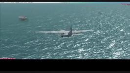 فرود هواپیمای هرکولس سی 130 بر عرشه ناو در شبیه ساز پرواز