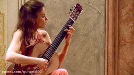 Ana Vidovic plays Allegro BWV 998 by J. S. Bach クラシックギター