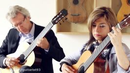 Amadeus Guitar Duo plays Overture from Suite Nr. 7 HV 432 by Georg Friedrich H