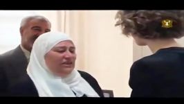 دیدار همسر بشار اسد خانوادهای شهدای سوریه