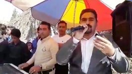 هنرمند کورد رضا طلعتی در عروسی روستا های شهرستان ثلاث باباجانی