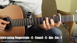 Symphony by Clean Bandit ft. Zara Larsson Acoustic Guitar Lesson Fingerstyle