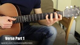 #1 Beauty and the Beast Fingerstyle Guitar Lesson Chord Melody