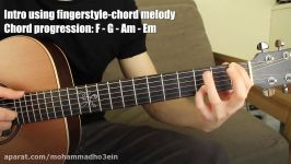 Cold by Maroon 5 Acoustic Guitar Lesson Fingerstyle Technique