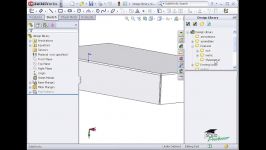 Sheet Metal  20.Design Library Cuts آموزش سالیدورکز