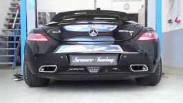 صدای غرش مرسدس بنز SLS 63 AMG