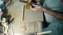 Making classical guitar bridge from scratch