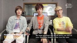 Happy New Year Message from Teen Top