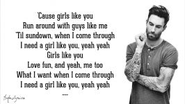 Maroon 5  Girls Like You Lyrics ft. Cardi B