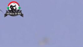 انهدام انبار سلاح های سنگین ارتش ازاد توسط جنگنده ارتش سوریه