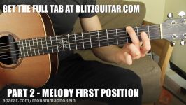 #2 Greensleeves Acoustic Guitar Lesson TAB Fingerstyle Cover