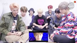 ری اکشن bts به موزیک ویدیو خودشون DNA