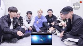 ری اکشن bts به موزیک ویدیو خودشون mic drop