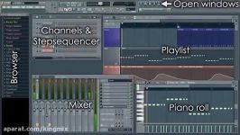 ساخت یک موسیقی ساده اف ال استدیو  fl studio