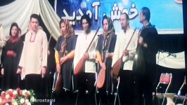 تنبور نوازی سعیده رستمی جشنواره ماهان