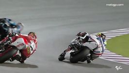 بهترین سبقت گیری های MotoGP Qatar 2014