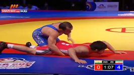 جام جهانی 2014.ایران وهند.86kg