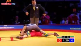 جام جهانی 2014.ایران وهند.97kg