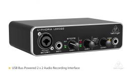 معرفی کارت صدای BEHRINGER U PHORIA UMC22