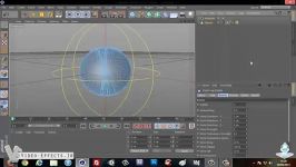 آموزش منفجر شدن یک کره جنس پارچه در برنامۀ Cinema 4D.