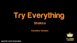 Shakira  Try Everything Karaoke Version