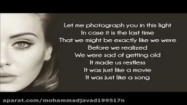 Adele When We Were Young Lyrics