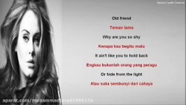 Adele  Someone Like You  Lirik dan Terjemahan Indonesia