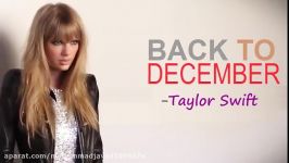 Taylor Swift  Back to December Lyrics