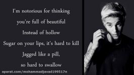 Justin Bieber ft. Halsey  The Feeling Lyrics