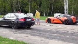 درگ BMW M3 E92 vs Corvette C6 Z06