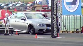 BMW M5 E60 vs BMW M3 E92 Drag Race