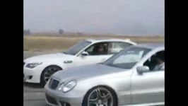 درگ مرسدس بنز E55 BMW M5