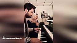 اجرای زیبای آهنگ عربی «رَقَّت عَینای شوقاً»  امل حجازی