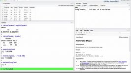 Summary Statistics in R Mean Standard Deviation Frequency