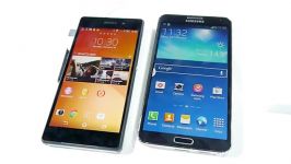   Sony Xperia Z2 vs Samsung Galaxy Note 3 first look  You