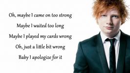 Dive  Ed Sheeran Lyrics