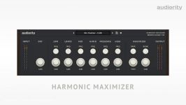 Audiority Harmonic Maximizer  Blues Demo Guitar + Voice